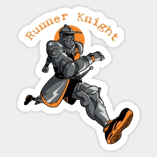 Runner knight Sticker